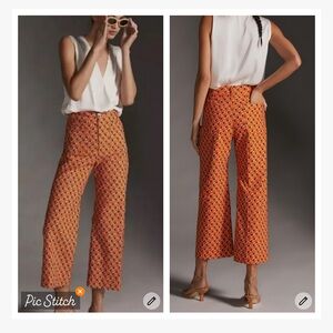 Anthropologie Sarah Gordon x Maeve Colette Pants Bee Print